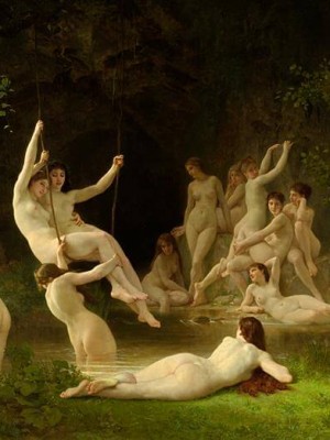 The Nymphaeum - William Adolphe Bouguereau