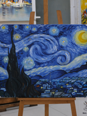 The starry night by Van Gogh