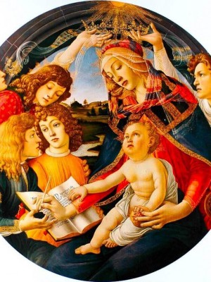 The Virgin and Child with Five Angels - Botticelli