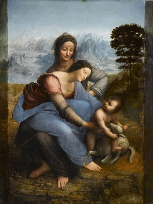Đức Mẹ và Chúa Hài Đồng với Thánh Anne Leonardo da Vinci