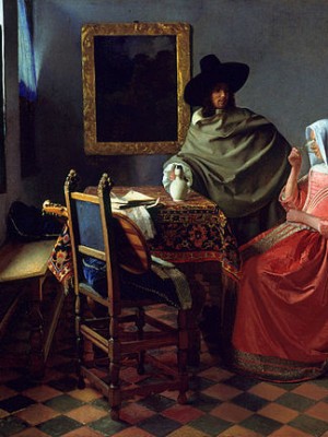 The Wine Glass - Vermeer