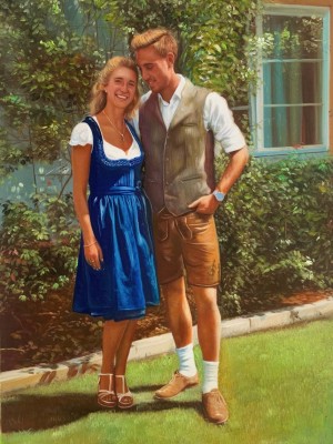 Traditional Couple Portrait – A Beautiful Blend of Culture and Love