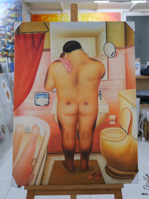 Tribute to Bonnard by Fernando Botero