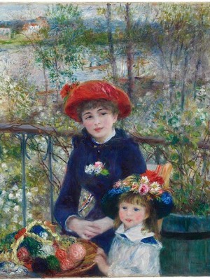 Hai chị em trên sân thượng Renoir