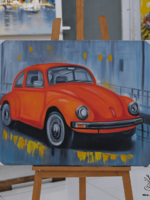 Volkswagen Beetle painting