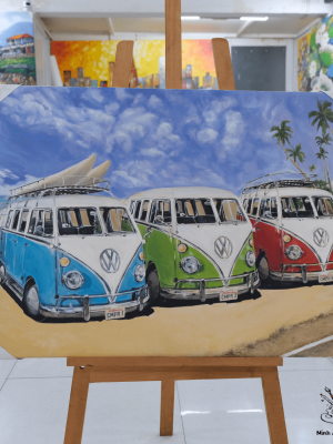 volkswagen bus painting