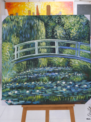 Water Lilies and Japanese Bridge by Claude Monet