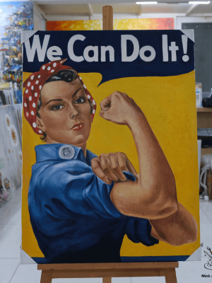 We Can Do It painting