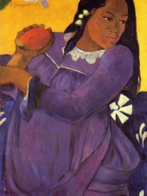 Woman with a Mango - Paul Gauguin