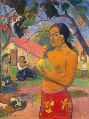 woman with fruit - Paul Gauguin